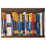 FR - Large Collection of Hardcover and Paperback Books Including Travel Guides and Reference