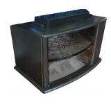 FR - Black Glass Door Media Stand