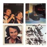 FR - Set of 7 Assorted Vinyl Record Albums Including Rolling Stones, Neil Diamond, U2, Star Wars and More