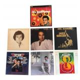 FR - Collection of 7 Vinyl Record Albums - Elvis, Neil Diamond, Lionel Richie and More