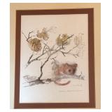 U - Mads Gerhard Framed Print of Hazel Dormouse