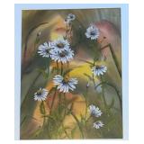 U - Framed Floral Print by Sholund
