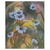 U - Framed Floral Print by Sholund