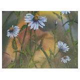 U - Framed Floral Print by Sholund