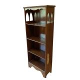 U - Vintage Wooden Shelf with Side Cutouts