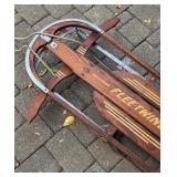 G - Vintage Fleetwing Wooden Sled