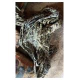 G - Lot of Burlap Duck Blind Fabric and Camo Netting