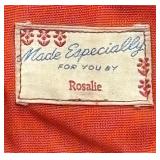 G - Vintage Orange External Frame Backpack by Rosalie