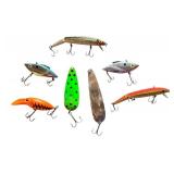 G - Collection of 7 Assorted Fishing Lures up to 5.5 Inches