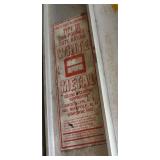 G - White Metal 10 Foot Aluminum Extension Ladder Type III 200lb Rated