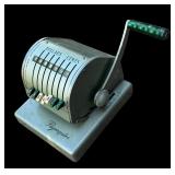 G - Vintage Paymaster Mechanical Check Writer