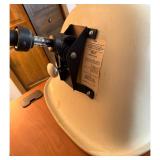 LL - Vintage Mid Century Herman Miller Yellow Shell Swivel Office Chair