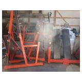 BENCH PRESS AND SQUATTING RACK