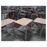 4 SLED DESKS