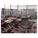 4 SLED DESKS