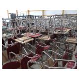 4 SLED DESKS