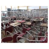 4 SLED DESKS