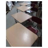 4 SLED DESKS