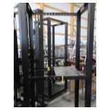 4 FREE STANDING DATA RACKS