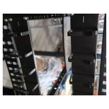 4 FREE STANDING DATA RACKS