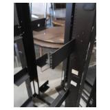 4 FREE STANDING DATA RACKS