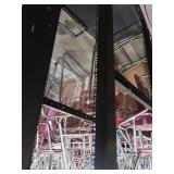 4 FREE STANDING DATA RACKS