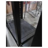 4 FREE STANDING DATA RACKS
