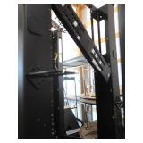 4 FREE STANDING DATA RACKS