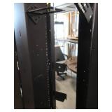 4 FREE STANDING DATA RACKS