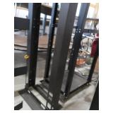 4 FREE STANDING DATA RACKS