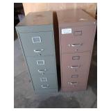 2 METAL FILE CABINETS