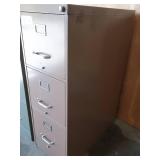 2 METAL FILE CABINETS