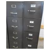 2 METAL FILE CABINETS