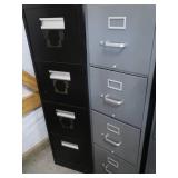 2 METAL FILE CABINETS