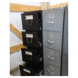 2 METAL FILE CABINETS