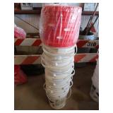 LOT OF 10 5 GALLON BUCKETS WITH LIDS