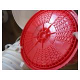 LOT OF 10 5 GALLON BUCKETS WITH LIDS