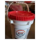 LOT OF 10 CLEAN, HEAVY DUTY 5 GALLON BUCKETS WITH