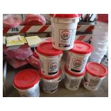 7  HEAVY DUTY 5 GALLON BUCKETS WITH   HANDLES