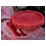 HUGE 50 PLUS LOT OF LIDS FOR 5 GALLON BUCKETS