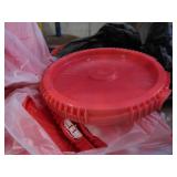 HUGE 50 PLUS LOT OF LIDS FOR 5 GALLON BUCKETS