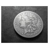 1892 CC Morgan Silver Dollar