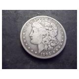 1896 O Morgan Silver Dollar