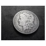 1901 Morgan Silver Dollar
