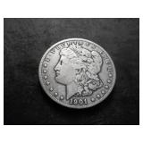 1901 O Morgan Silver Dollar