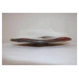 Decorative Glass Plate with Abstract Southwestern Design