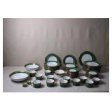 Christian Dior Gaudron Malachite Porcelain Dinnerware Set