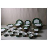 Christian Dior Gaudron Malachite Porcelain Dinnerware Set