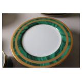 Christian Dior Gaudron Malachite Porcelain Dinnerware Set