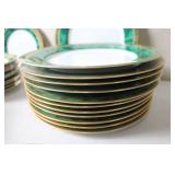 Christian Dior Gaudron Malachite Porcelain Dinnerware Set